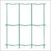 Metal Rectangle Shape PVC Coated Iron Wire Mesh , Green Garden Fence