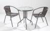 Rattan Chair With Table Set / Outdoor Weatherproof Rattan Garden Furniture