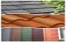 Arc / Classic Rainbow Lightweight Metal Roofing Tiles / Stone Coated Steel Roof Tile