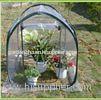 PVC Cover Steel Tube Mini Green House With Four Wheels / Portable Green Houses