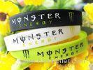 Monster silicone bracelet wristband 4 color Sports Silicone Bracelets