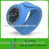 Waterproof customized and eco-friendly silicone slap watch for promotion gifts