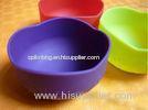 Colorful Silicon Kitchenware Utensils / Cookware, Non-toxic Foldable Silicone Baby Bowl