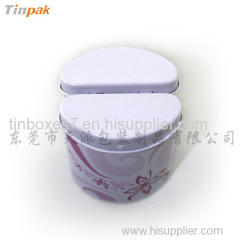 small irregulare shape tin box for candy