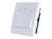 Three Gang Electric Dimmable Light Switch , RF Remote Control Switches