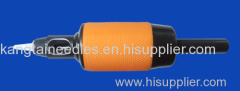 Orange Disposable Rubber Grips with Transparency Tip 1