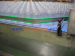 E20 plastic conveyor belt with 20mm pitch used in snack packing industry