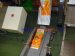 E20 plastic conveyor belt with 20mm pitch used in snack packing industry