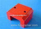 Red Painted Alnico Horseshoe Magnet , Permanent Holding Magnets