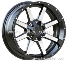 Car Alloy Wheels big center cap with chrome rivets