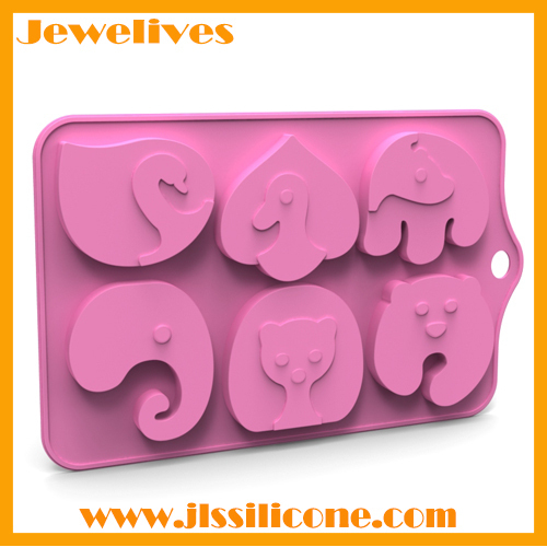 silicone cake mold animals shape