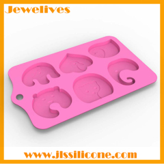 New product Silicone cake mold different cute animals shape