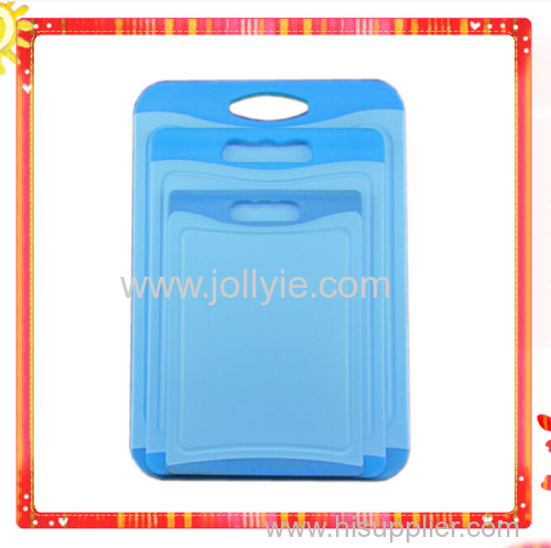 3 Piece Set Nonslip Durable Plastic Cutting Board Set