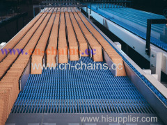 Raised Rib 20 open area 32% plastic conveyor belt