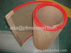 teflon open mesh conveyor belt