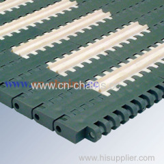 Series E20 Trian Friction Top is a conveyor belt with modules made in rubber