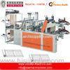 Two Layer Supermarket Plastic Sack Making Machine Servo Motor Control