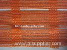 Anti UV Industrial Safety Netting For Construction Plant , Orange And White