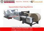 PLC Control Cosmetic Gift Paper Bag Making Machines With 155 - 505MM Bag Length