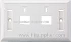 American Flush Mount Face Plates RJ45 module 70*115MM Unloaded