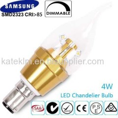 B15 LED SBC Candle Bulb 4w Daylight White