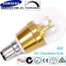 4w SBC B15 dimmable LED clear candle bulb with a 3 year Guarantee 2700k warm white