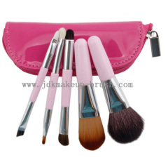 Travel Cosmetic 5PCS Makeup Brush Set Double Sided