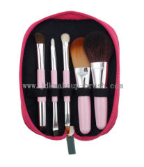 Travel Cosmetic 5PCS Makeup Brush Set Double Sided