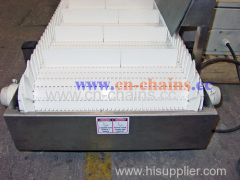 series A24 flat top conveyor belt 24mm pitch snack factory