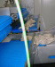 Flat top A24 closed surface modular conveyor belt for Food applications