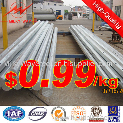 Steel Utility Poles with good price