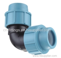 pp 90 degree equal elbow with pn16 fittings