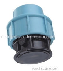 pp end cap compression fittings