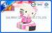 Hello Kitty Customized Cartoon Fun Kids Erasers / Children Take Apart Erasers
