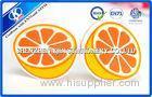 Magic Orange Fruit Shaped Kids Erasers For Kindergarten , 3D Novelty Art Eraser