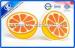 Magic Orange Fruit Shaped Kids Erasers For Kindergarten , 3D Novelty Art Eraser