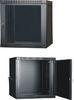 Wall Mounted Network Server Cabinet With Toughened Glass Front Door and Rear Door