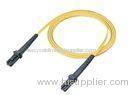 MTRJ 9/125 Single Mode Duplex Optical Fiber Patch Cord , Optical Fiber Patch Cable