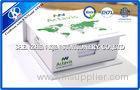 Paper Box Packing Green / White Cover Memo Sticky Notes , Sticky Block for Office