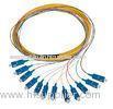 Colored Fan-out Pigtails Fiber Optic Patch Cord Customized Length