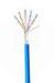 CAT6A Fluke Passed FTP Lan Network Cable with Copper Conductor PVC / LSZH jacket