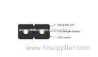 Indoor FTTH Drop Wire Cable 1 / 2 / 4 core Bow type Optical Fiber Cables