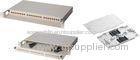 1U Rack Mount Splicing Fiber Optic Termination Patch Panel For ST / FC / SC Adapters