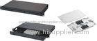 1U 19 Inch Fireproof Fiber Optic Termination Distribution Frame With Splicing Trays