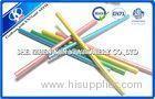 Colorful Round Wooden Graphite Pencil Set / HB Charcoal Pencils 7 Inch