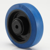 Industrial material handling equipment elastic caster wheels