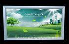 Magnetic Solar Led Backlit Light Box , B2 Frameless Advertising Panel
