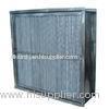 H13 , H14 Aluminium High Temp Hepa Filter Separator , Industrial Deep Pleated HEPA Filter