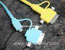 Colorful 1M 4 in 1 Multifunction USB Cable / Micro USB Charger Data Cable