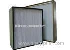 Aluminum Frame Glassfiber Media Mini / Deep Pleat Hepa Air Filters For HVAC System